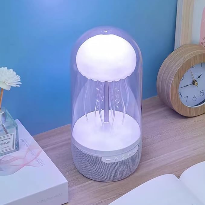 Jellyfish Lava Lamp Round Real Jellyfish Aquarium Lamp