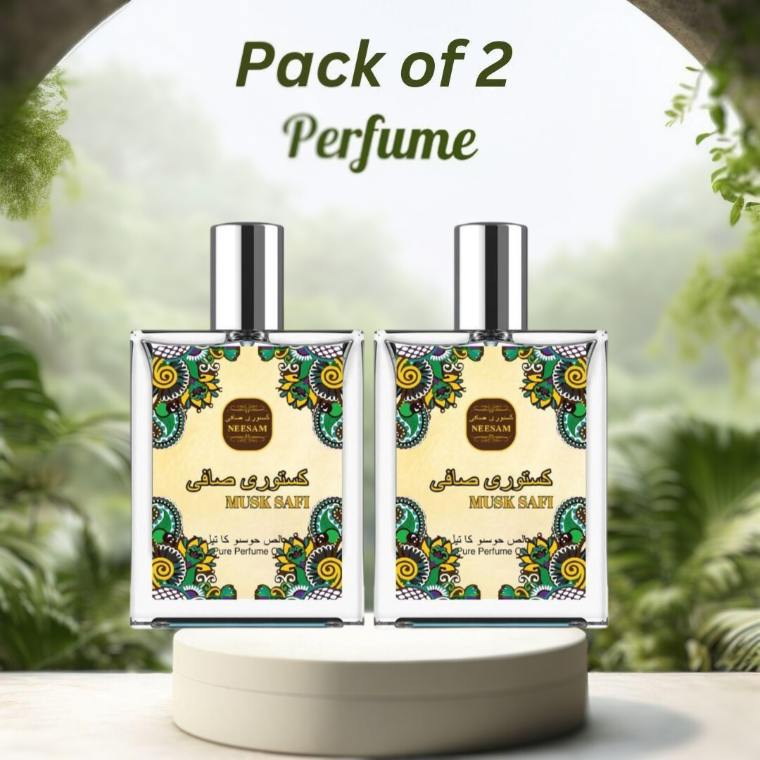 Musk Safi Pure Perfume Oil 50ML (Pack of 2)