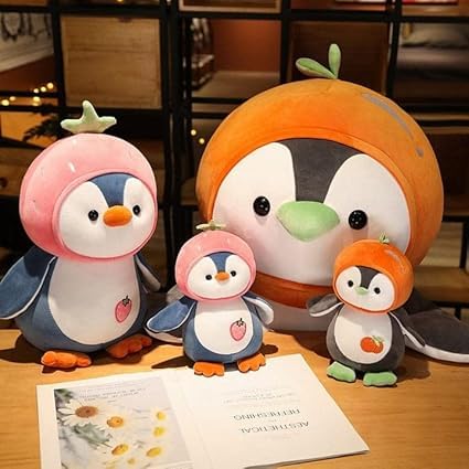 Cute Baby Fruit Penguin Soft Toy Stuffed Animal