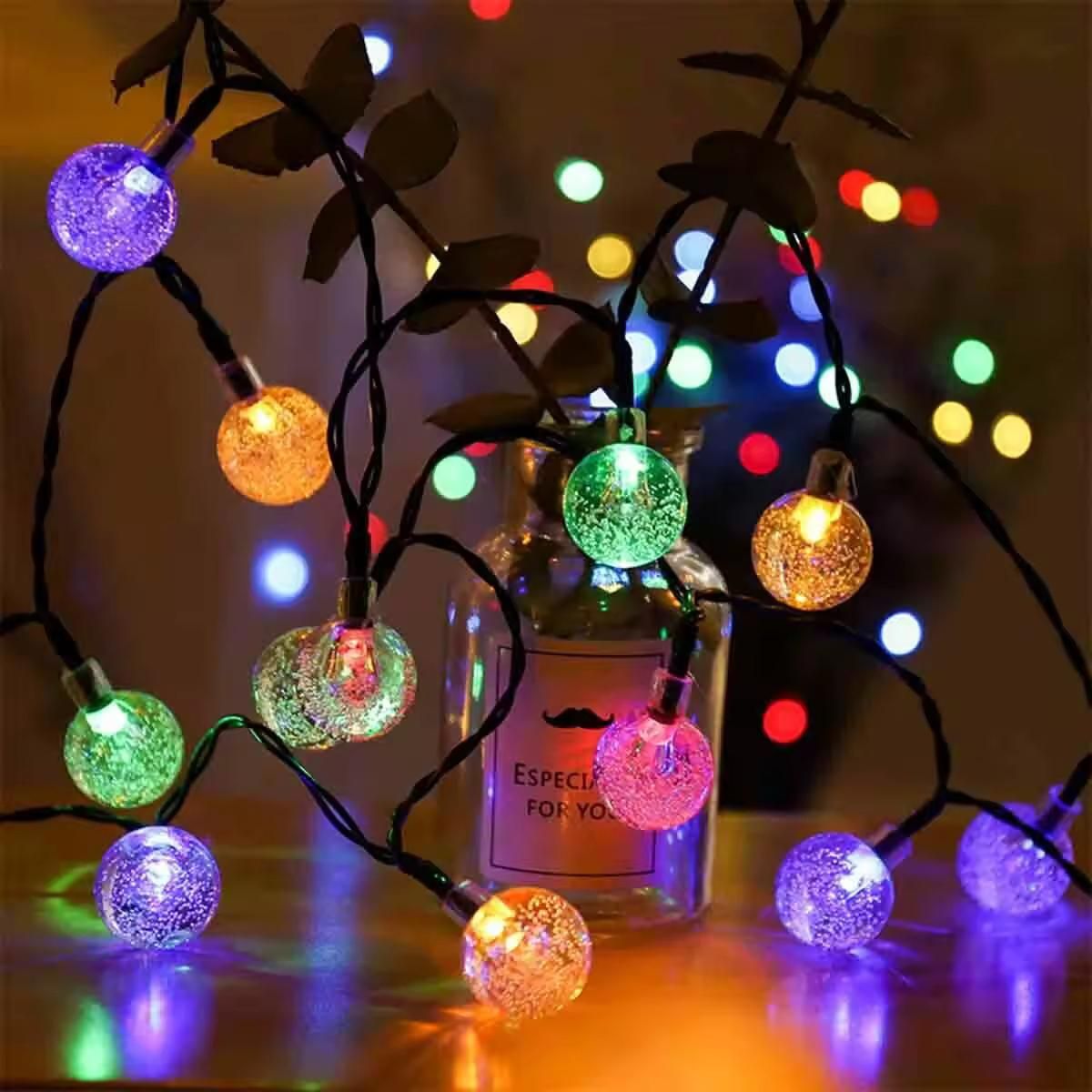 14 LED Crystal Bubble Ball String Lights