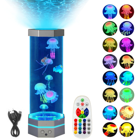 Jellyfish Collectible Lava Lamp 17 Colors Changing